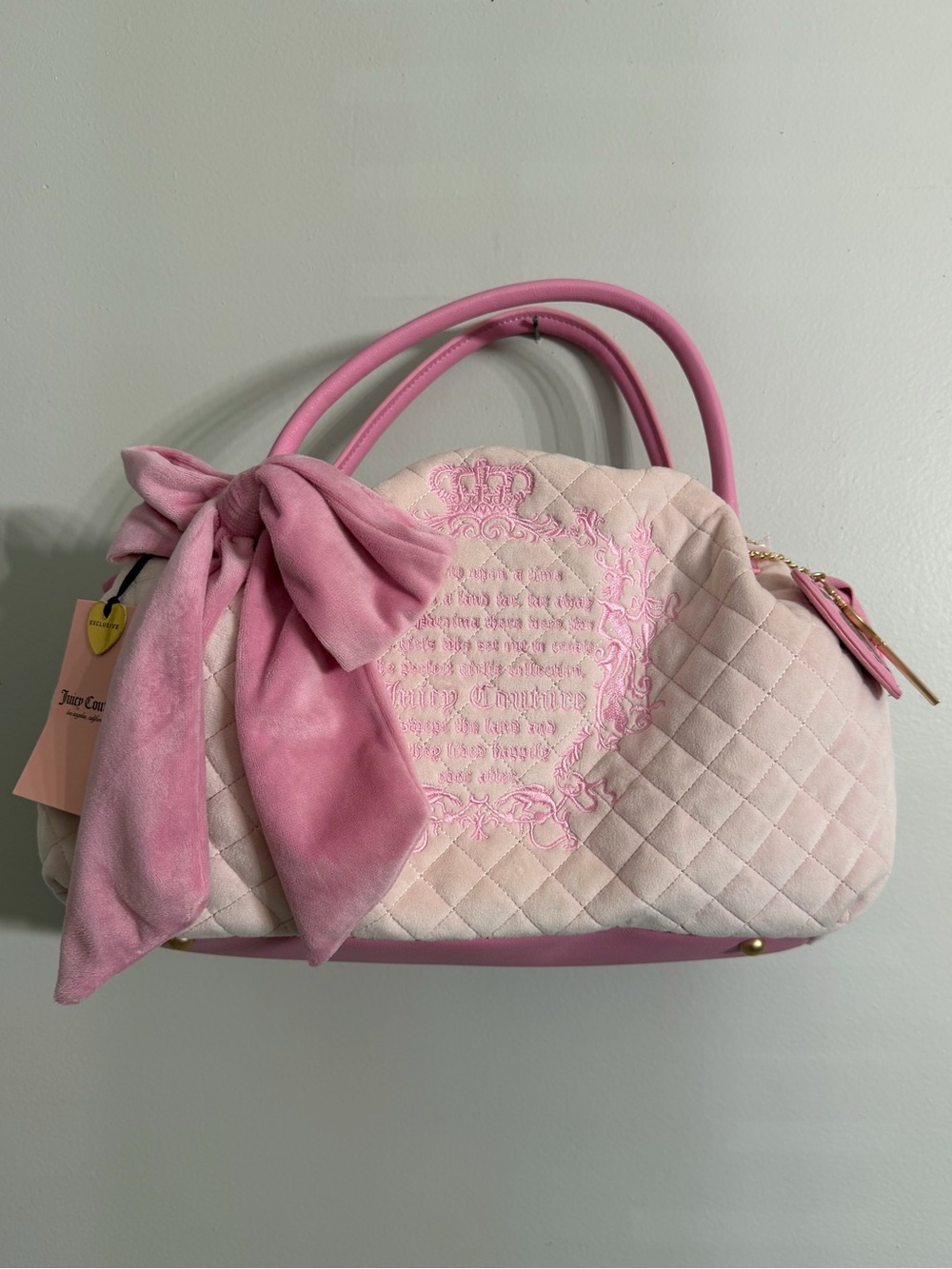 Juicy Couture Fairytale "Juicy Tale" Bowler Satchel Bag